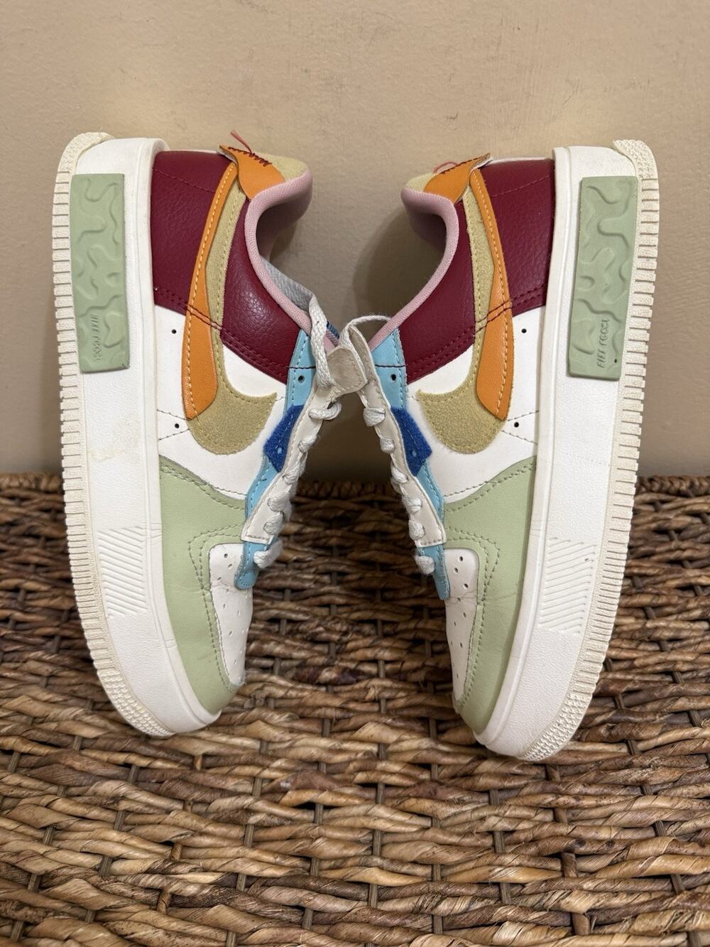 Nike Air Force 1 Fontanka St. Petersburg Raves W 6.5 Multicolor